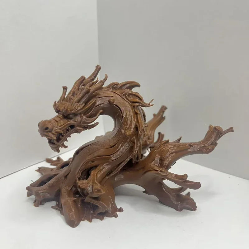Dragon Shape Aquarium Statue 3D Printed Fish Tank