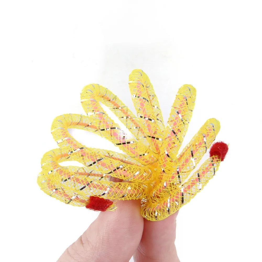 1Pcs Colorful Coils Spring with Plush Ball - MyPetDollar.com