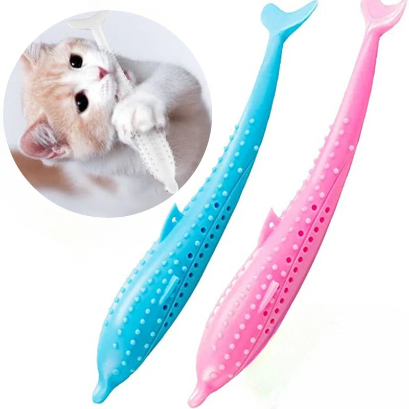 Cat Teeth Brushing Toy Teeth Cleaning Cat - MyPetDollar.com