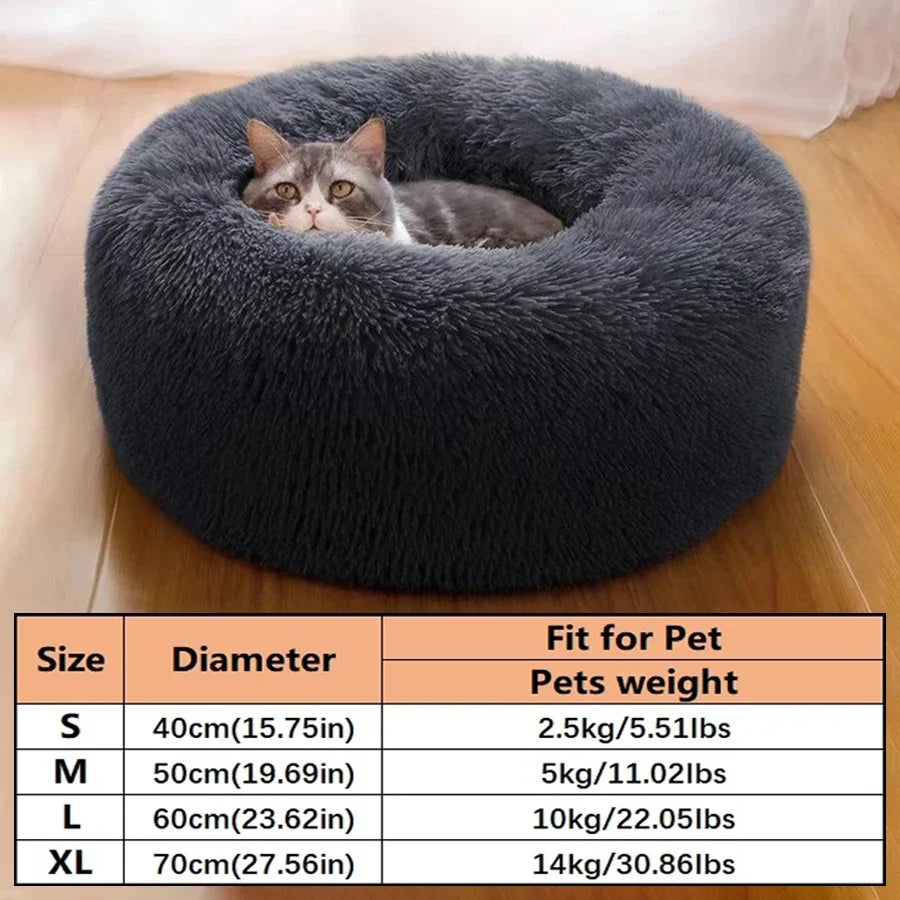 Soft Pet Cat Bed Pad Plush Warm Faux Fur Dog - MyPetDollar.com