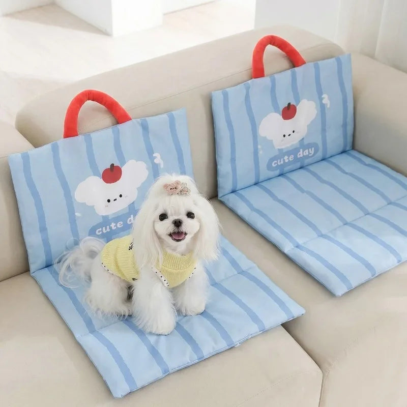 Ice Silk Pet Cooling Mat Summer Cool Bed Pad - MyPetDollar.com
