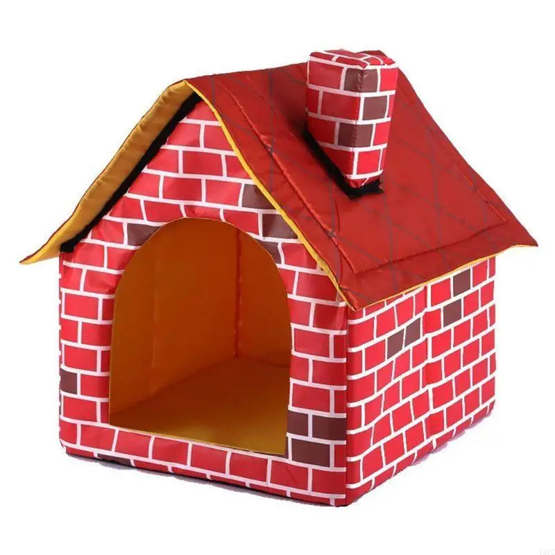 Cozy Dog House with Removable Pad