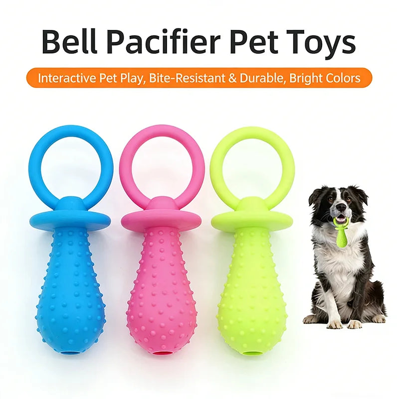 Bone Shape Soft Rubber Pet Chew Toy Bite - MyPetDollar.com