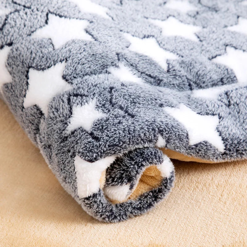 Pet Sleeping Pad Dog Bed Cat Soft Fur Thickened Blanket
