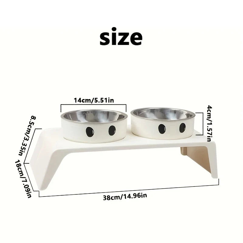 Elevated Pet Dog Feeder Bowls Raised Stand - MyPetDollar.com