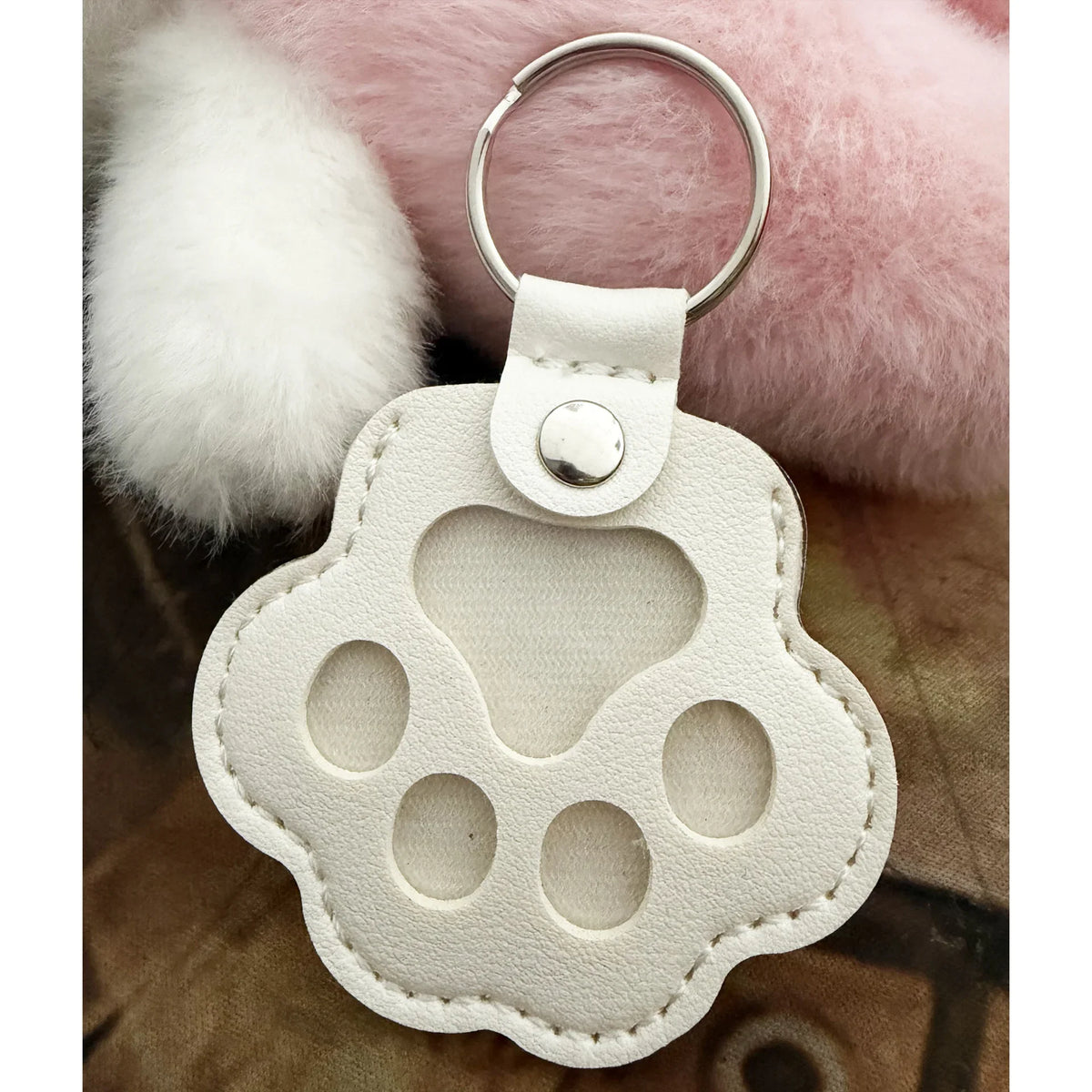 Dog Hair Collector Keychain Leather Pet - MyPetDollar.com