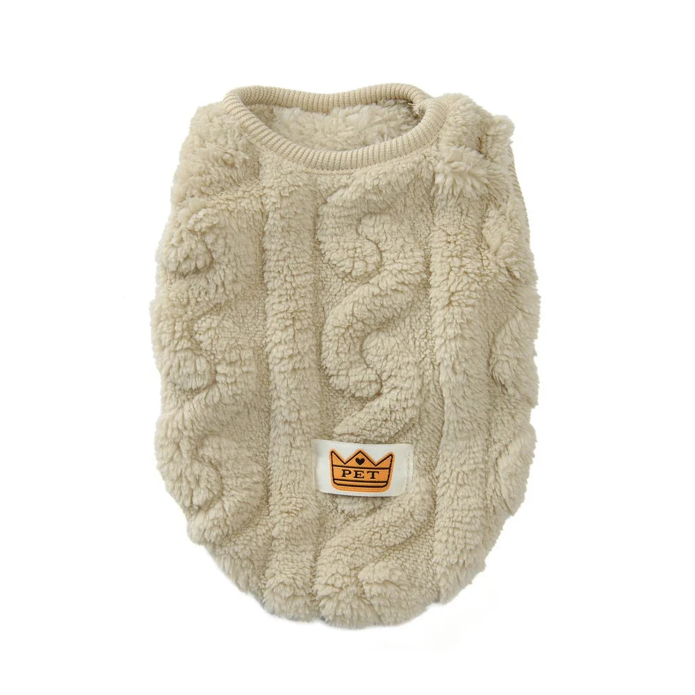 Autumn Winter Pet Cat Clothes Soft Fleece - MyPetDollar.com