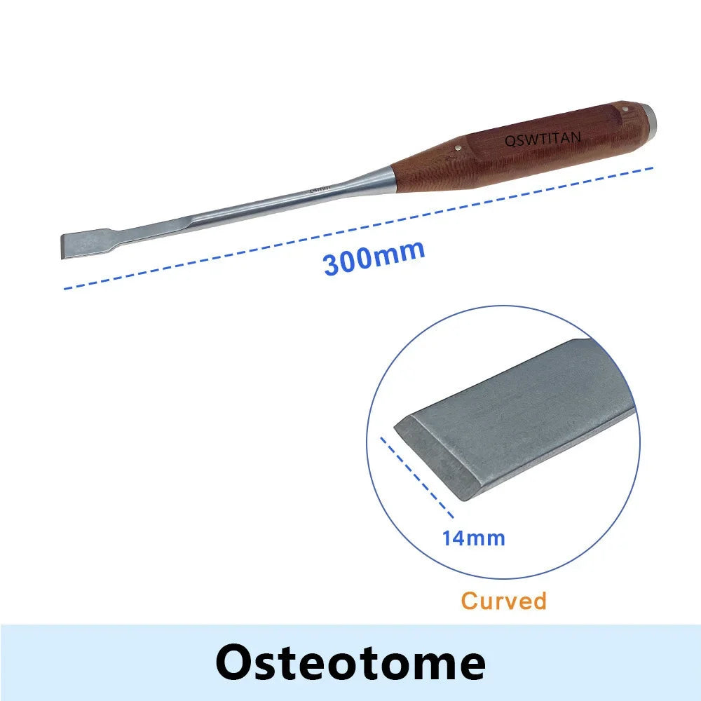 Bone Osteotomes 6mm-20mm Knife Curved Autoclavable Veterinary – Dog Supplies
