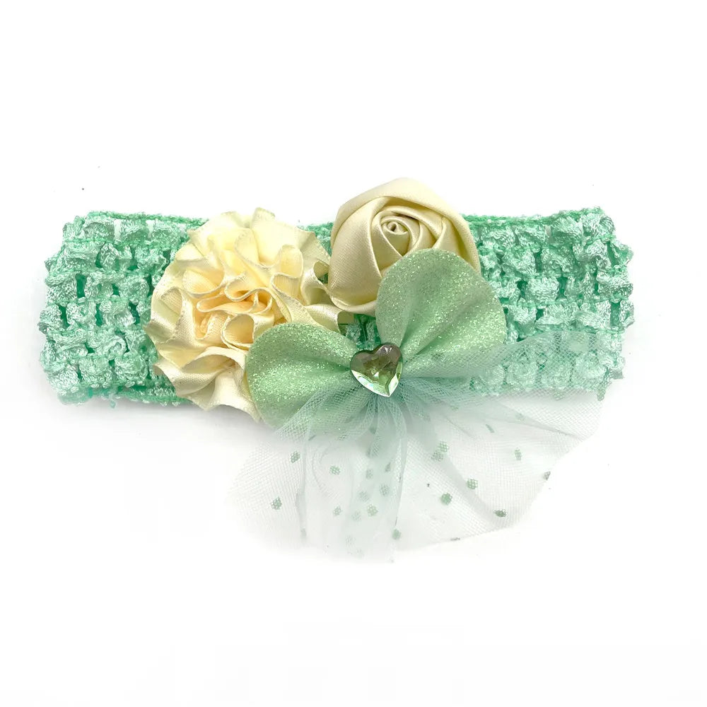 30/50Pcs Pet Dog Flowers Bowtie with Elastic - MyPetDollar.com