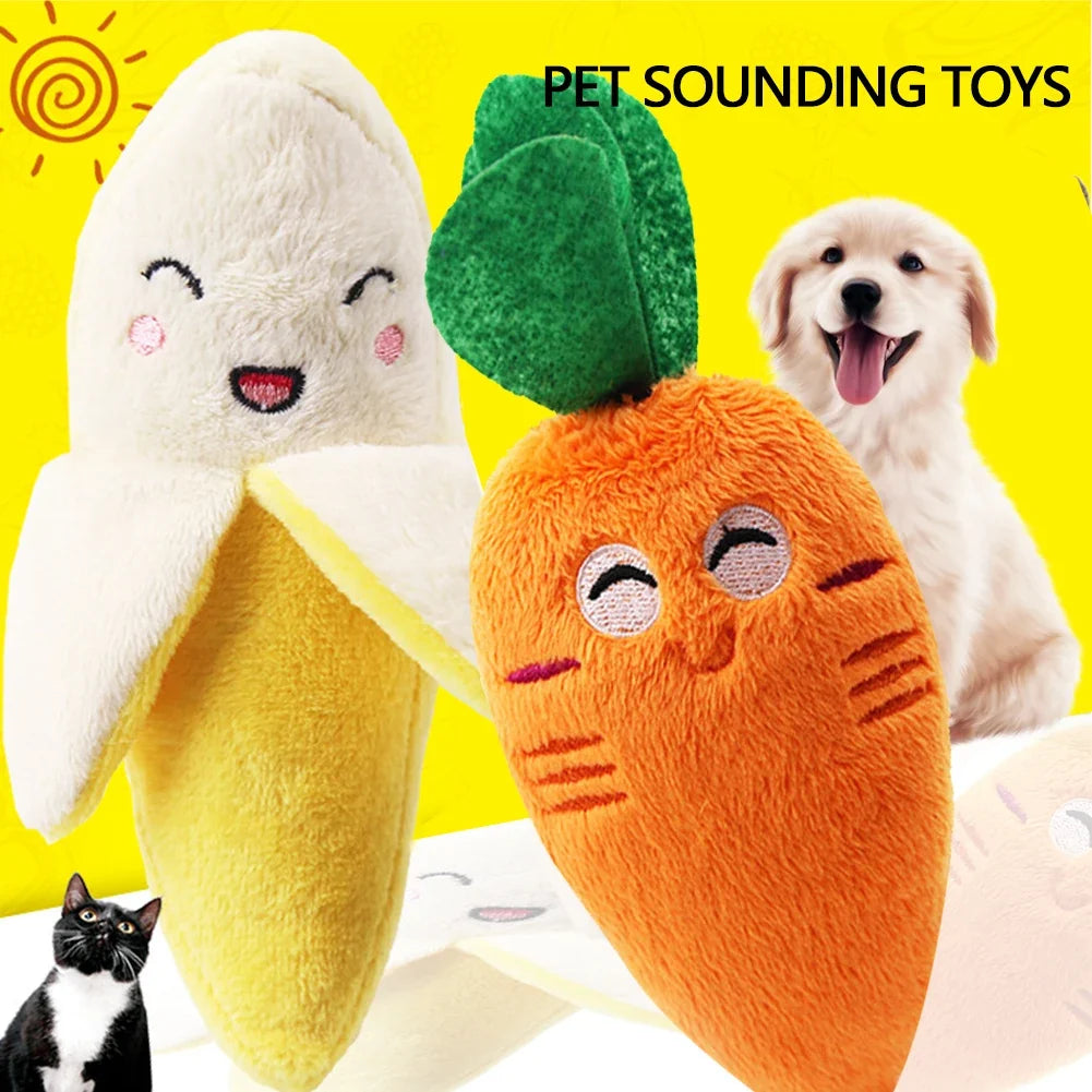 1Pc Pet Toys Fruit Animals Cartoon Dog Toy - MyPetDollar.com