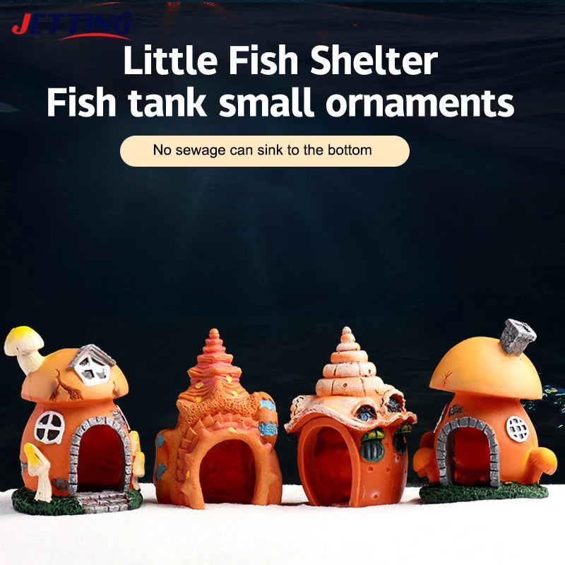 Mushroom Conch House Shelter Aquarium - MyPetDollar.com