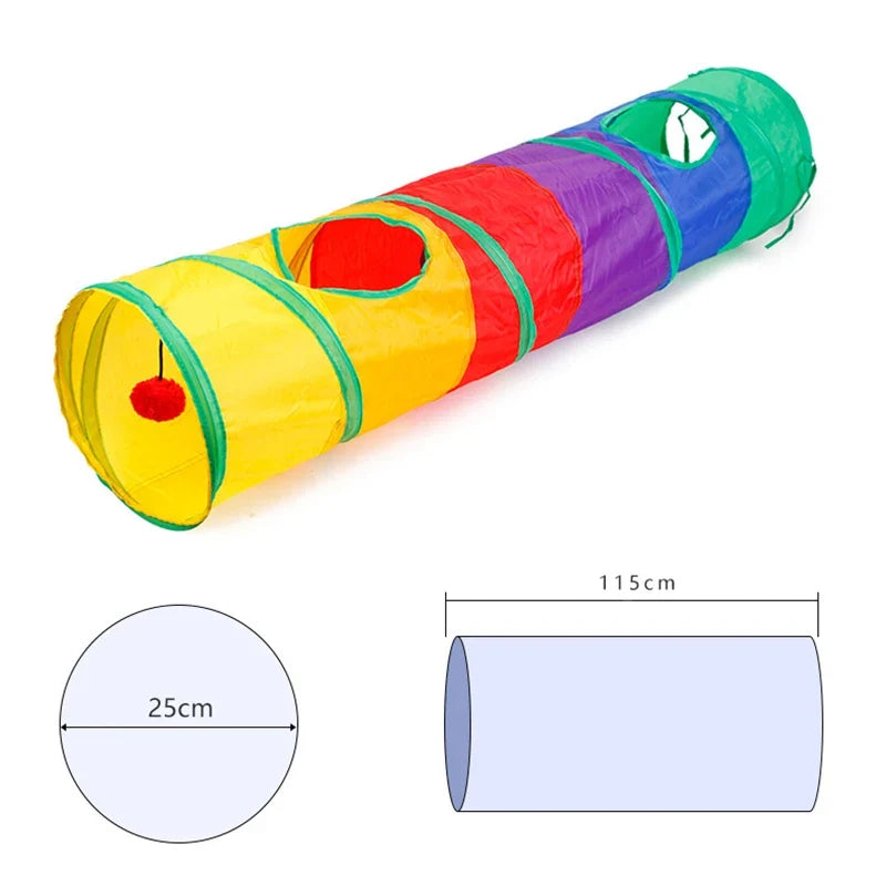 Cat Tunnel Tube Kitty Tunnel Bored Cat Pet - MyPetDollar.com