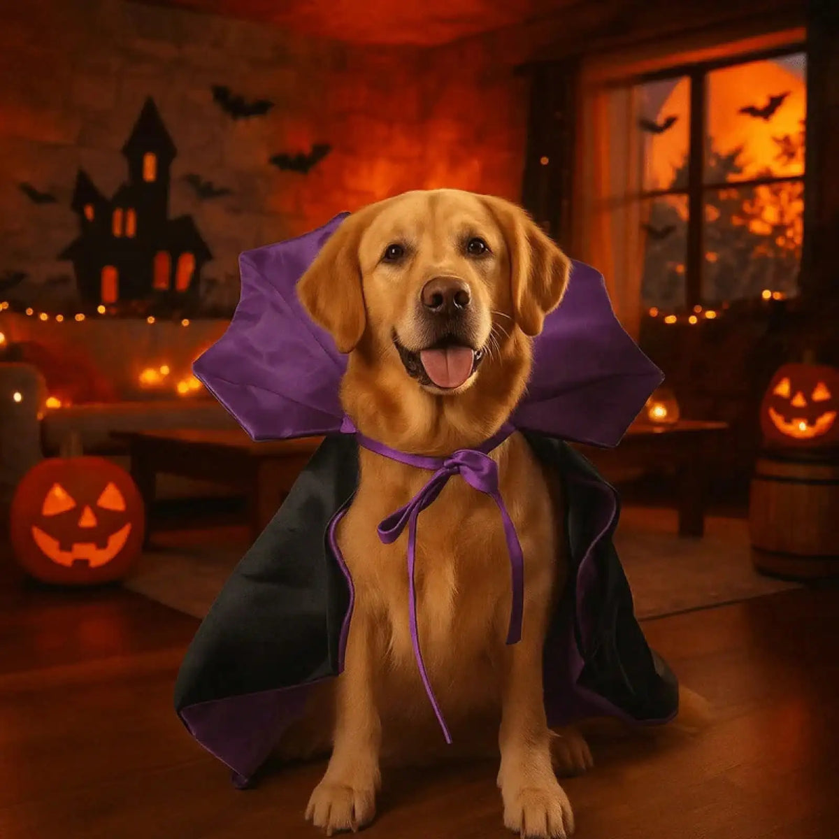 Stand-Collar Halloween Pet Costume - MyPetDollar.com