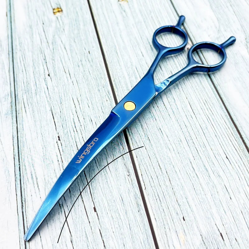 Pet Grooming Scissors 7inch Right and Left Hand Curved – Dog Supplies
