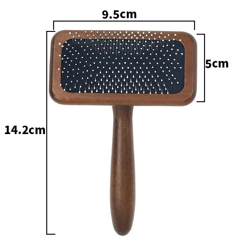 Dog Comb Wooden Brush Pet Hair Remover Grooming