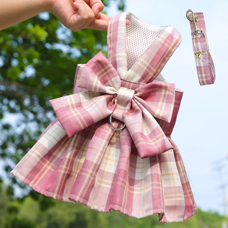 New Adjustable Dog Dress Set Mesh Breathable - MyPetDollar.com