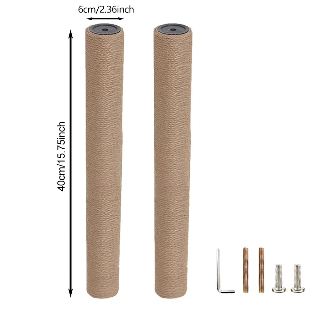 Cat Scratch Pole, DIY Accessories for Climbing Frame Suitable – 4 Colors