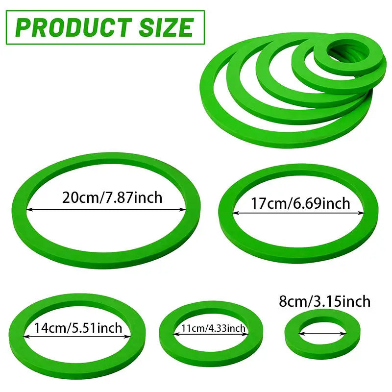 5/10Pcs Aquarium Floating Plant Rings Fish - MyPetDollar.com