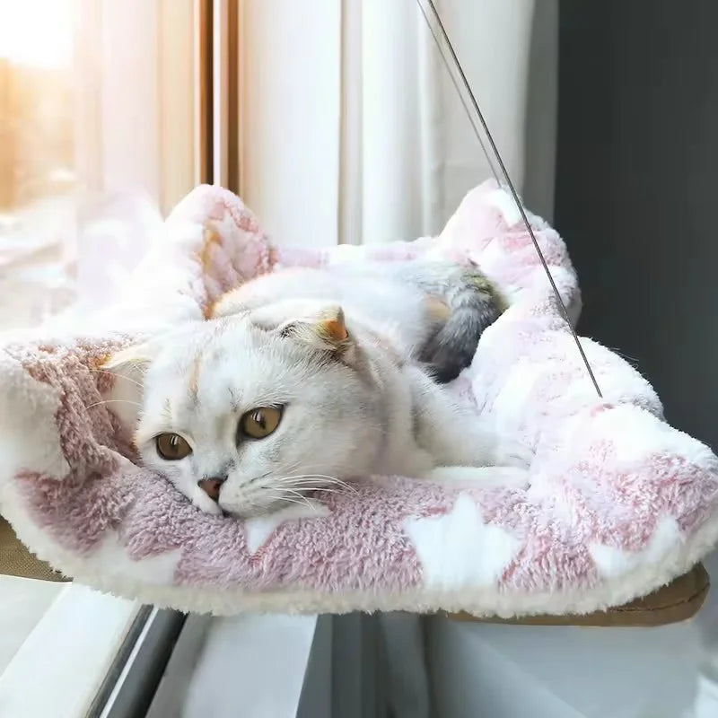 Winter Cat Window Hanging Hammock Bed - MyPetDollar.com
