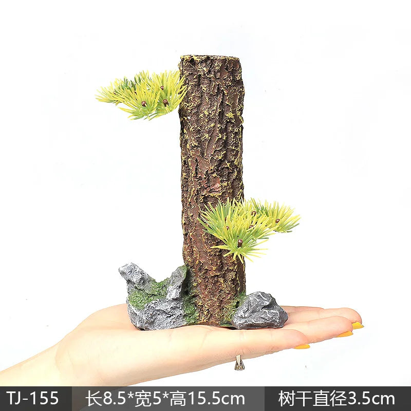 Simulation Tree Trunk Sinking Wood Driftwood Fish Tank – 7 Colors