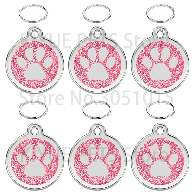 100PCS Anti-lost Custom Dog ID Tag Engraved - MyPetDollar.com