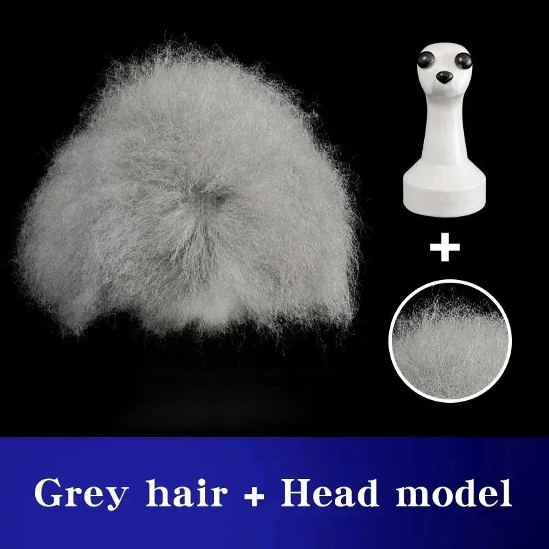 Pet Grooming Teddy Simulated Head Practice Hair Fake Dog – Dog Supplies