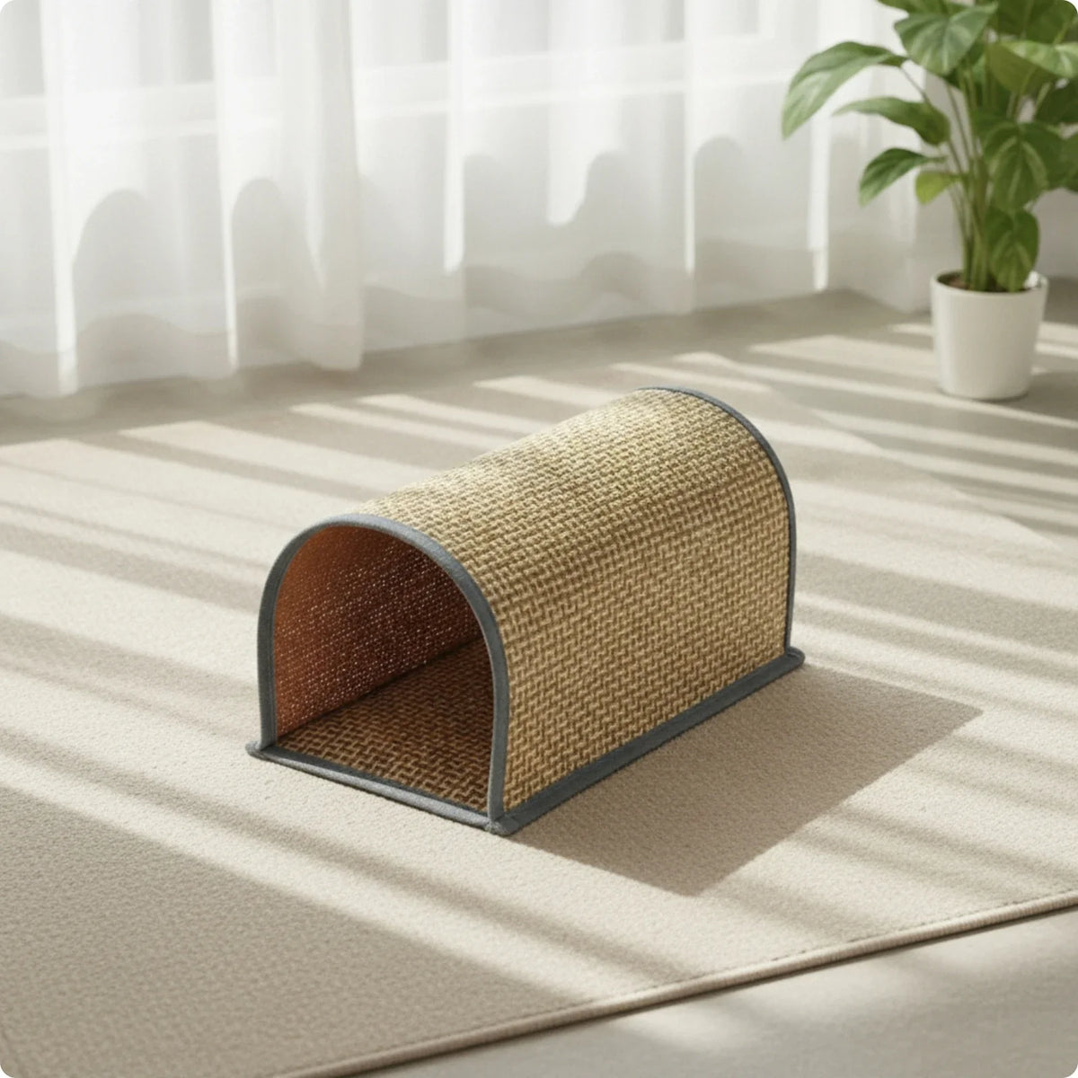 Pet Tunnel with Woven Pad – 3 Colors