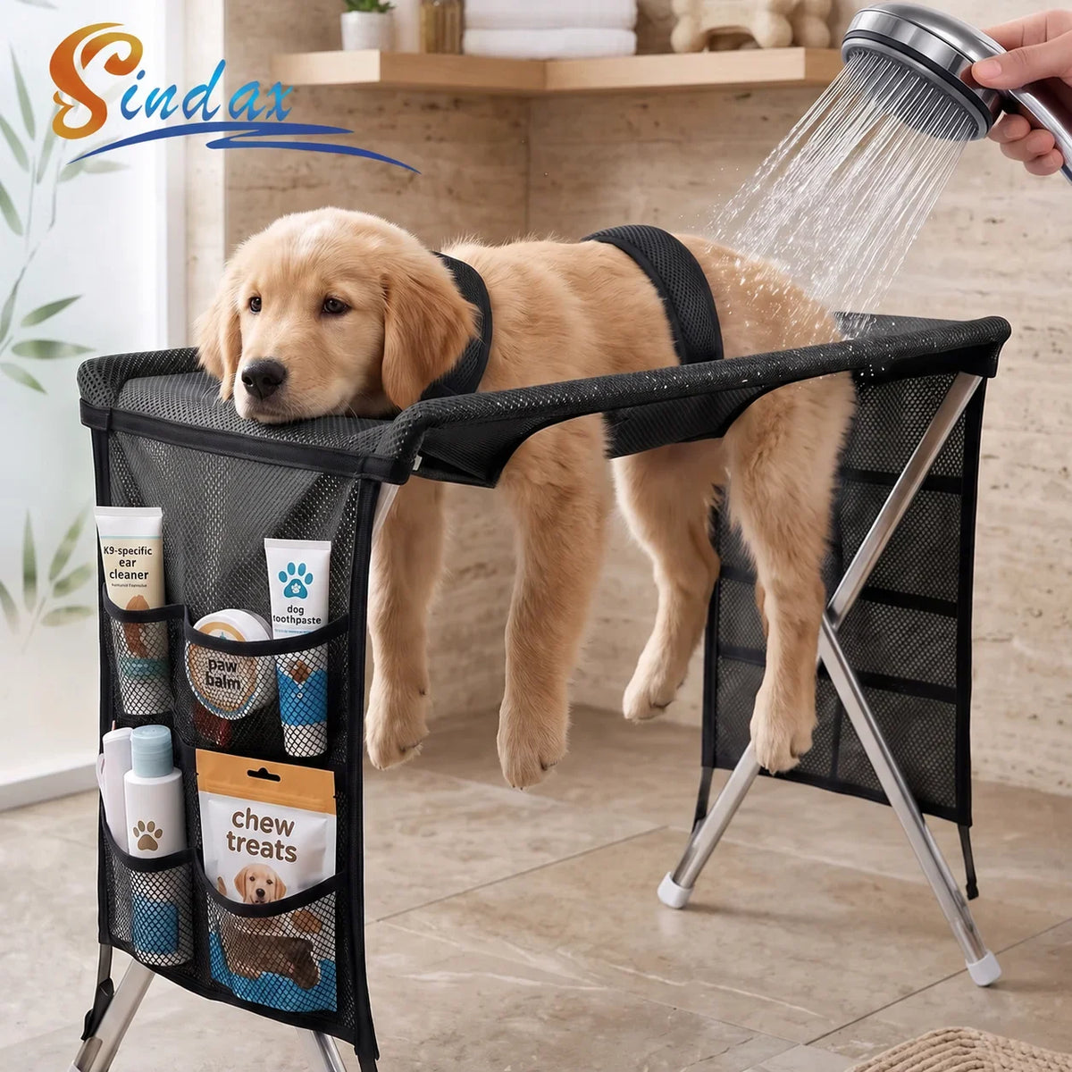 Pet Grooming Hammock Table Foldable Stand - MyPetDollar.com