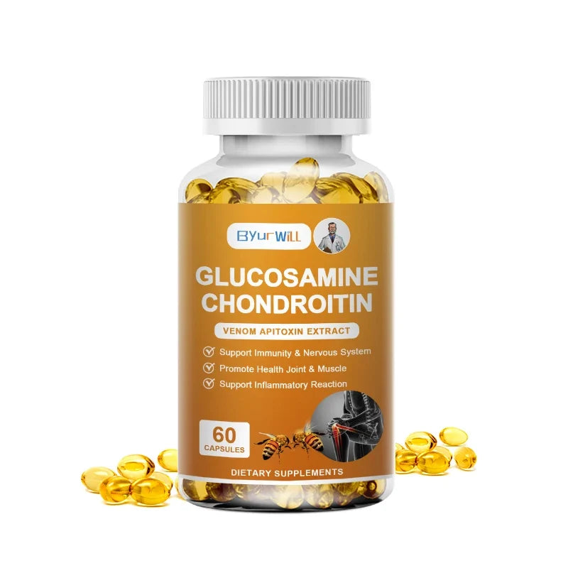 Bee Venom Glucosamine Chondroitin MSM Capsules Joint Health – Beekeeping