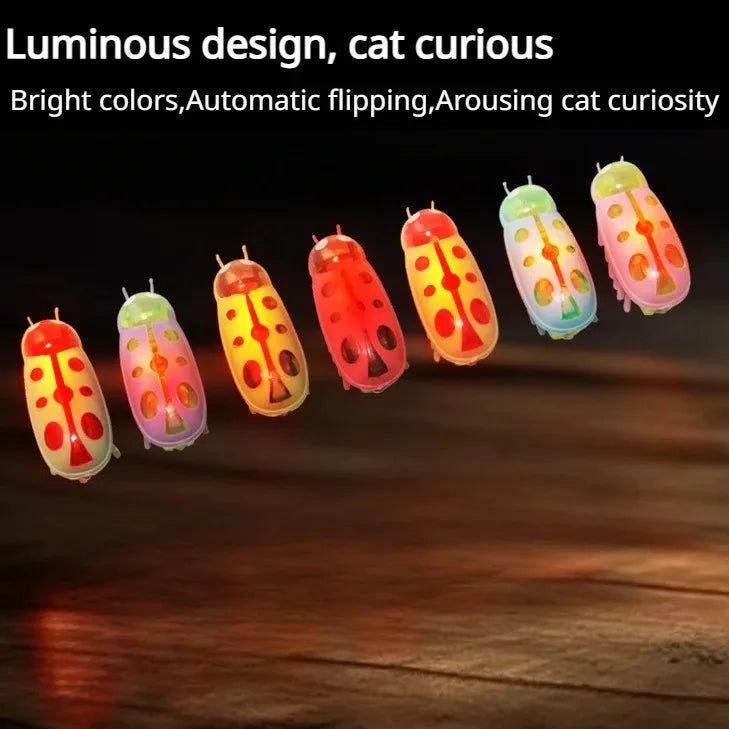 Cat Toys Light-up Electric Worms Pet Interactive Puzzle Mouse