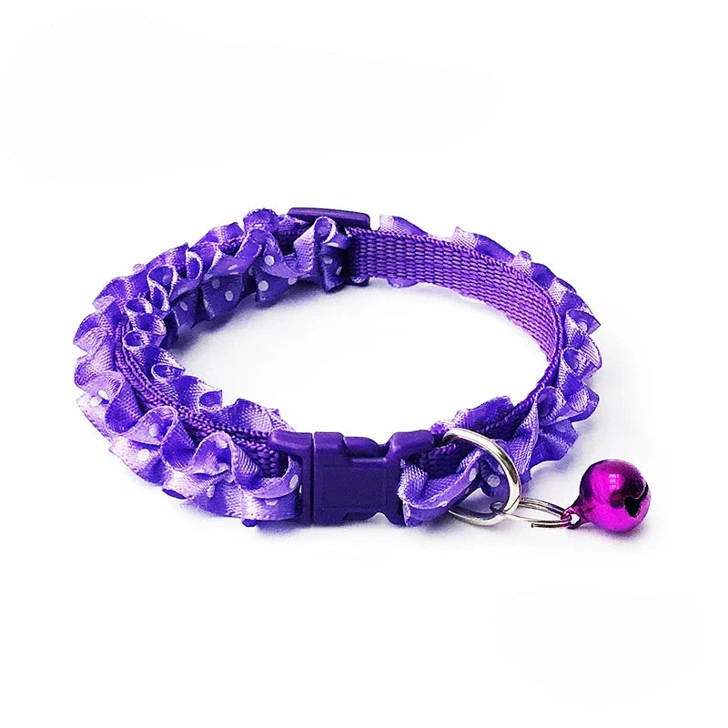 Cute Lace Sweet Pet Collar Necklace Dog Cat - MyPetDollar.com
