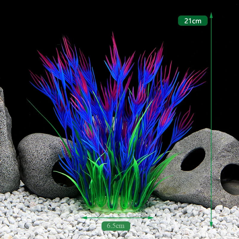 Artificial Aquarium Decor Plants Plastic - MyPetDollar.com
