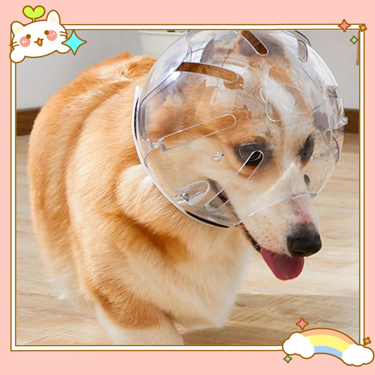 Dog Muzzle Anti Bite Pet Dog Hood for Nail - MyPetDollar.com