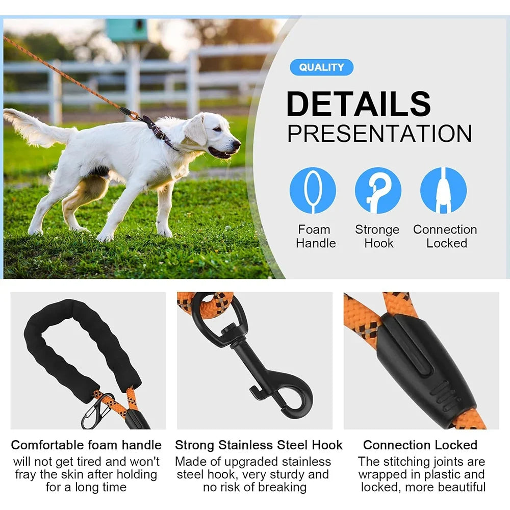Dog Training Lead, Long Dog Lead 1.5M/2M/3M, - MyPetDollar.com