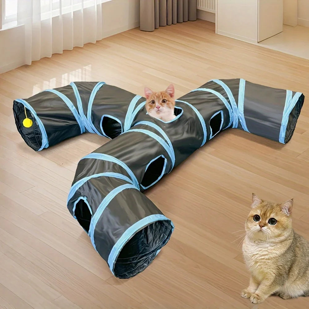 New Design Extended Black Three-Way Cat - MyPetDollar.com