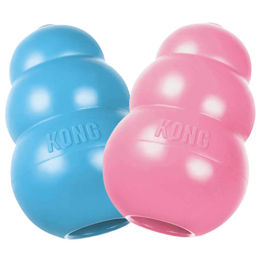 KONG - Puppy Toy Natural Teething Rubber - - MyPetDollar.com