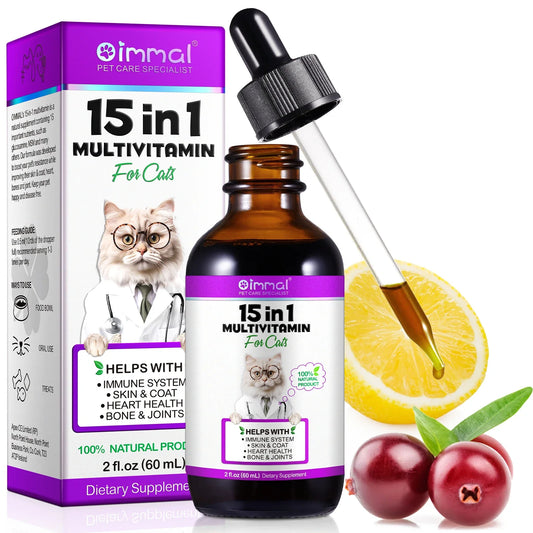 15-in-1 Cat Vitamins and Supplements Liquid - MyPetDollar.com
