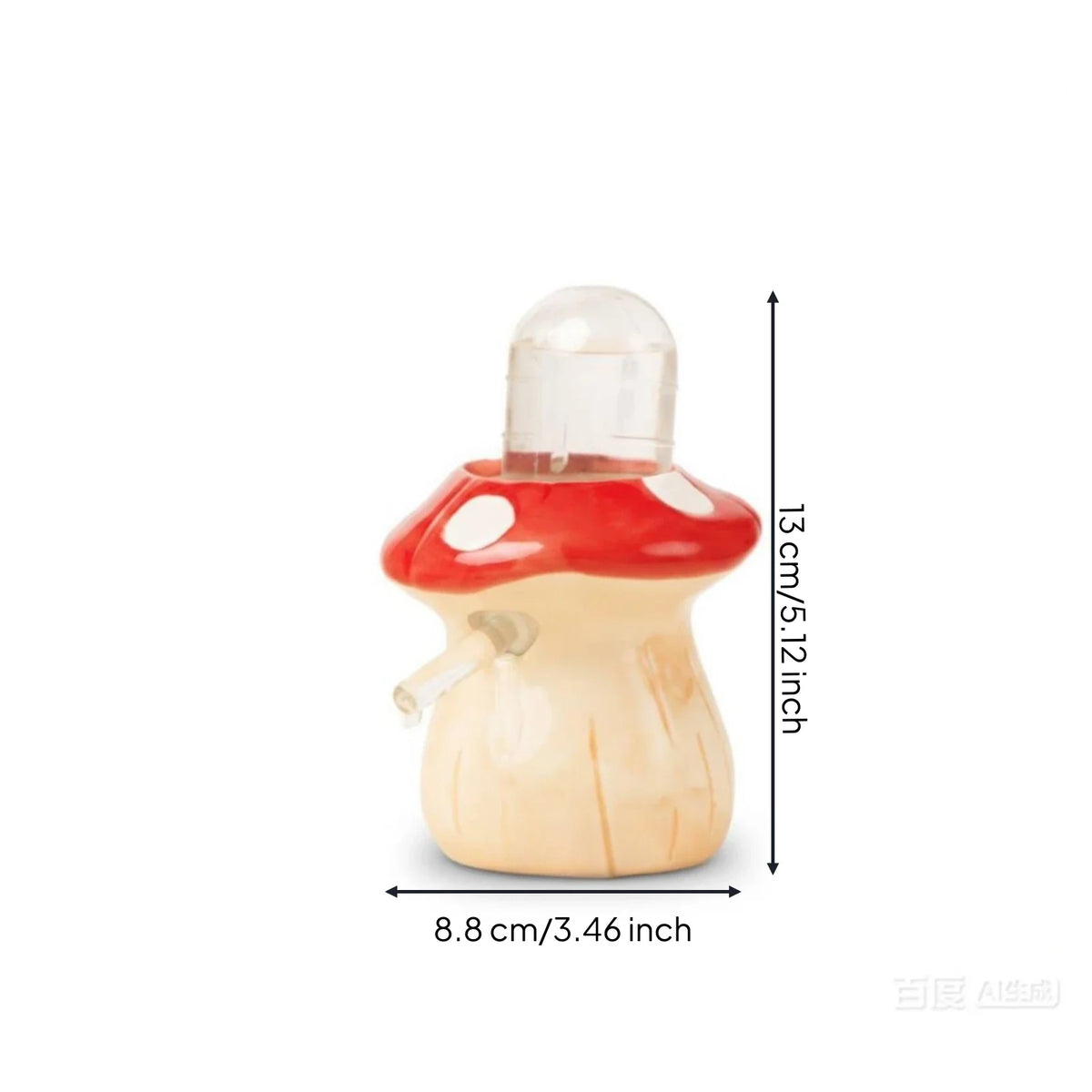 Ceramic Hamster Water Bottle with Easy to Enclosure – 6 Colors