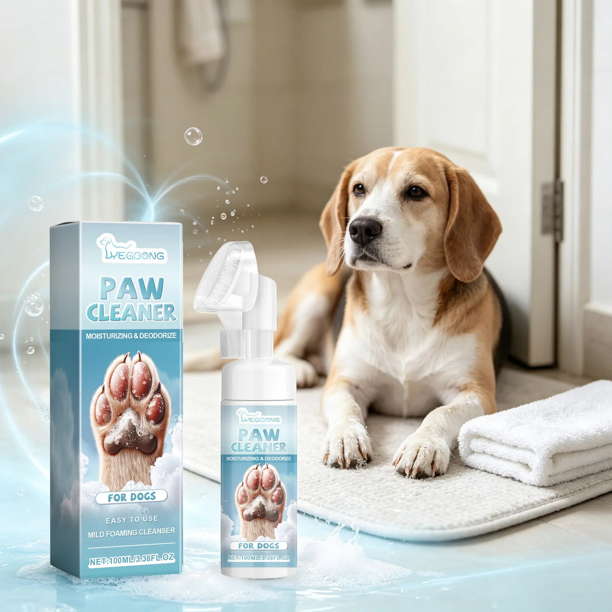 100ML Pet Paw Cleaner Mild Formula Gentle - MyPetDollar.com