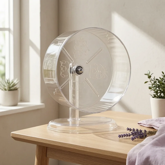 Silent Double-Axis Acrylic Hamster Exercise - MyPetDollar.com