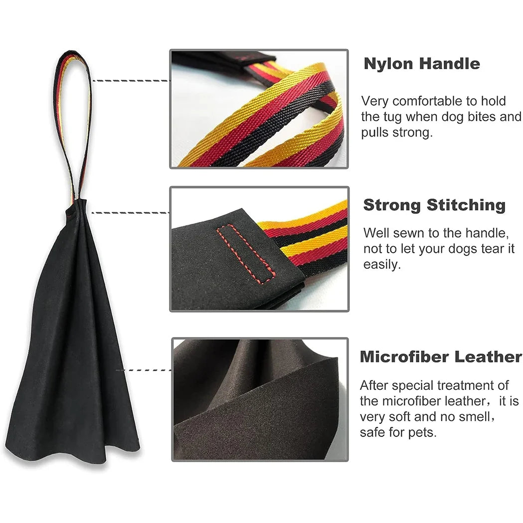 Interactive Flirt Pole for Dogs, Leather - MyPetDollar.com