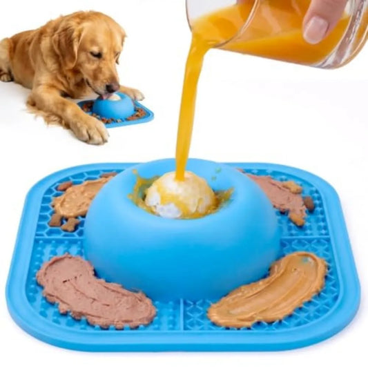 Slow Feeder Dog Bowls & Lick Mat for Liquid - MyPetDollar.com