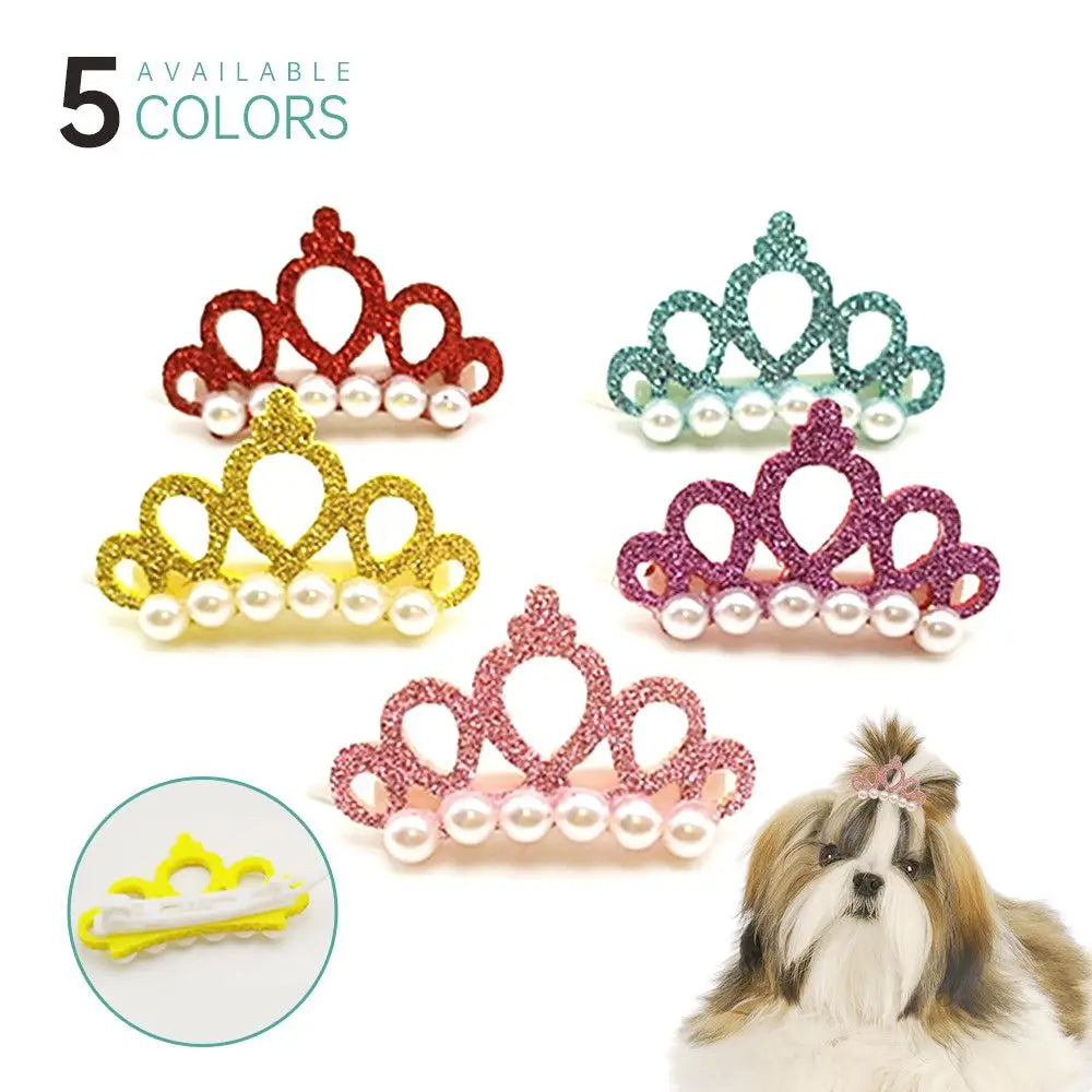 Random Pearl Pet Headwear Cat Grooming Pet - MyPetDollar.com