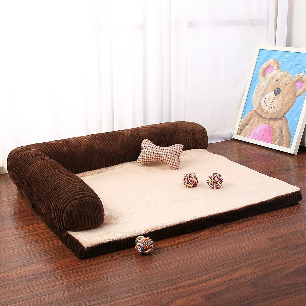 Dog Bed Soft Pet Cat Dog Sofa Beds Big Dog - MyPetDollar.com