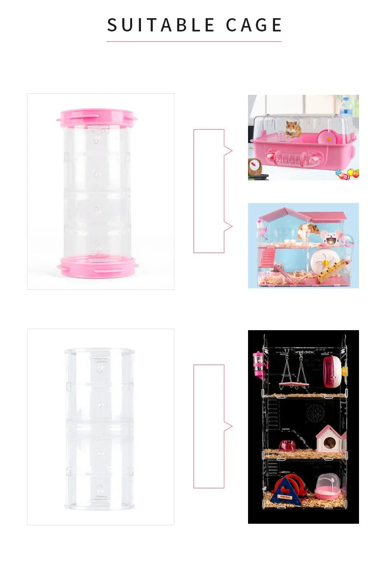 Hamster Pipeline Plastic Training Playing - MyPetDollar.com