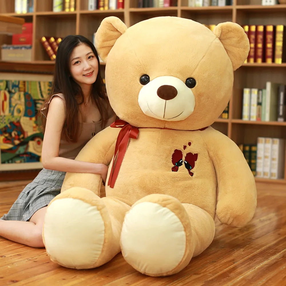 60-100CM Large Bear Plush Toy Lovely Giant - MyPetDollar.com