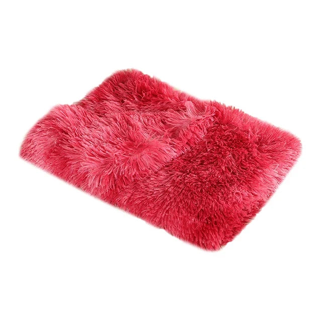 Fluffy Long Plush Pets Bed Blankets Pet - MyPetDollar.com