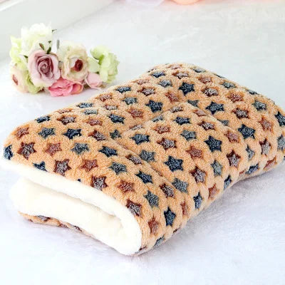 Winter Warm Pet Dog Soft Cushion Large Print - MyPetDollar.com