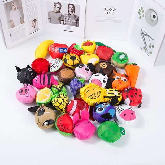 Cartoon Shopping Bag Foldable Storage Bag - MyPetDollar.com