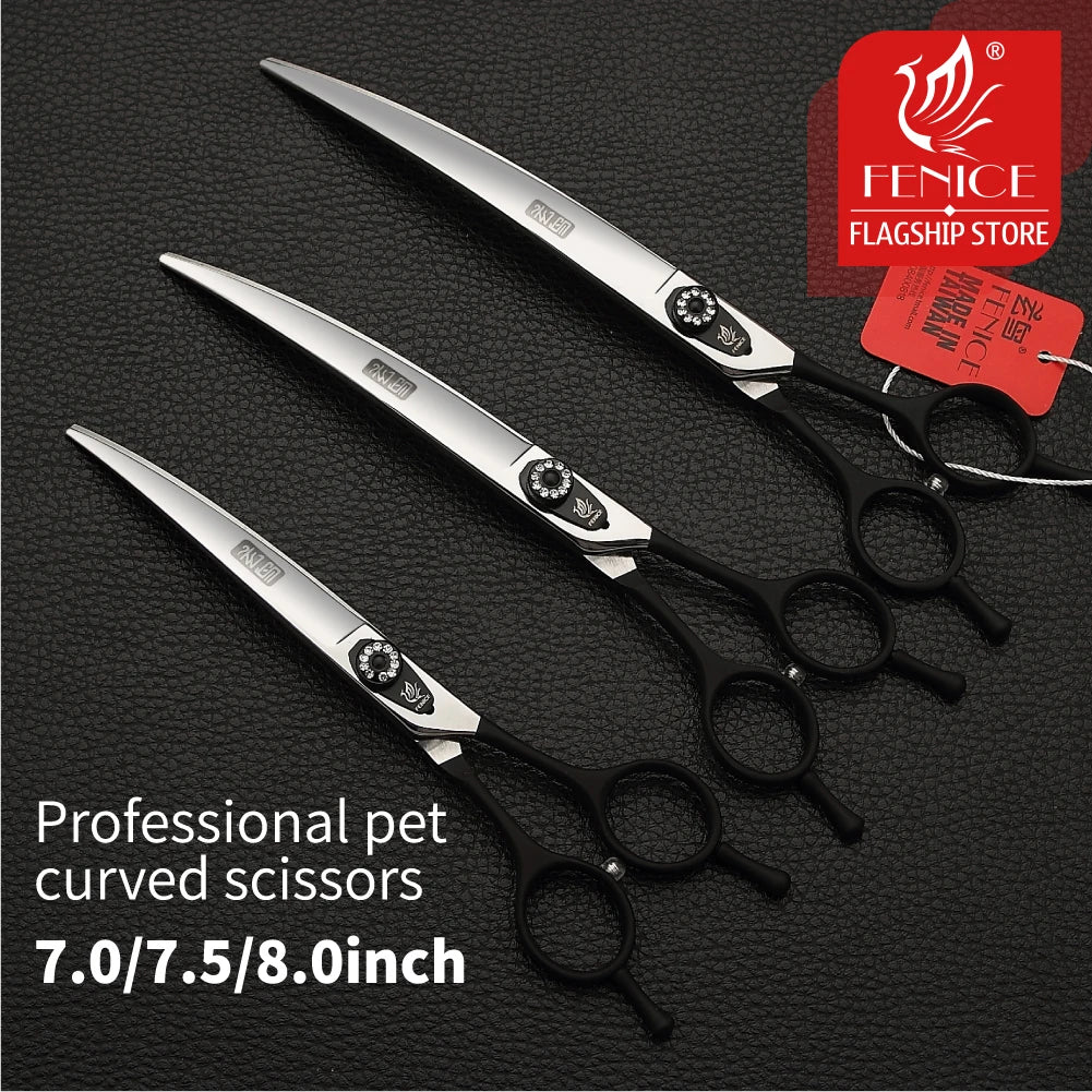 Fenice 7.0 7.5 8.0 Inch Professional Black - MyPetDollar.com